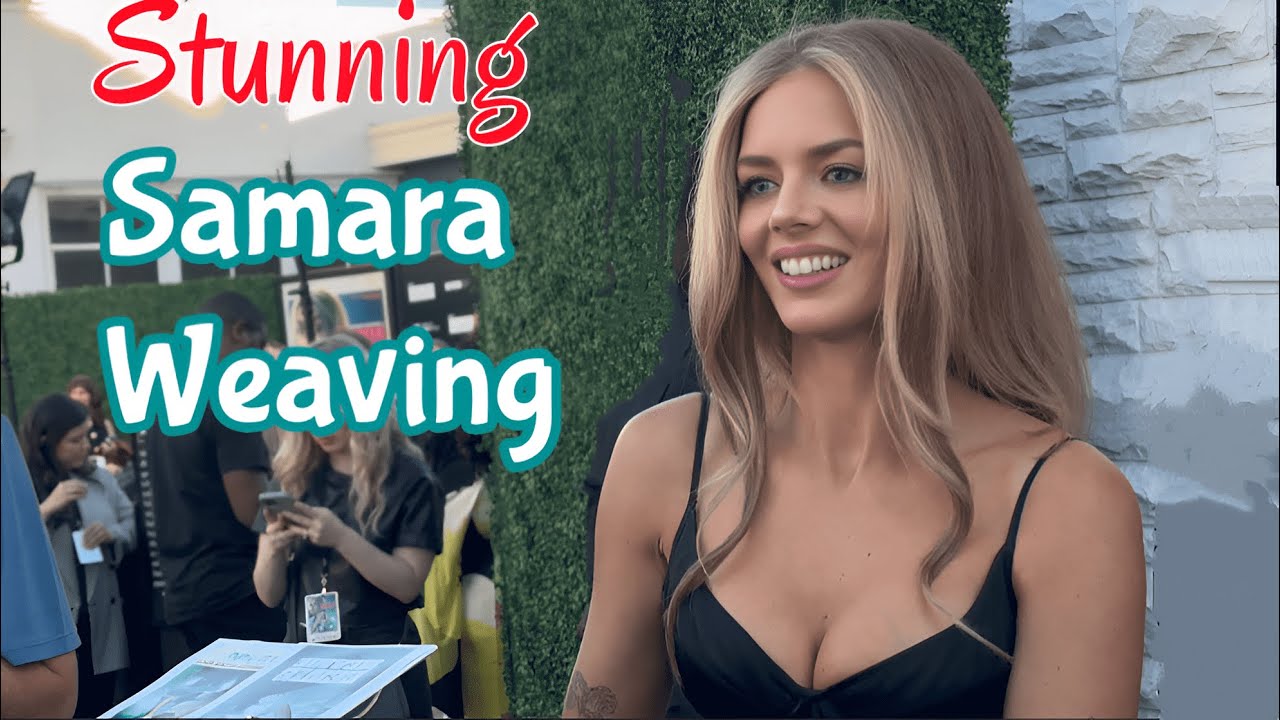 Stunning Samara Weaving 👍 ❤️ @ Eenie Meanie movie premiere
