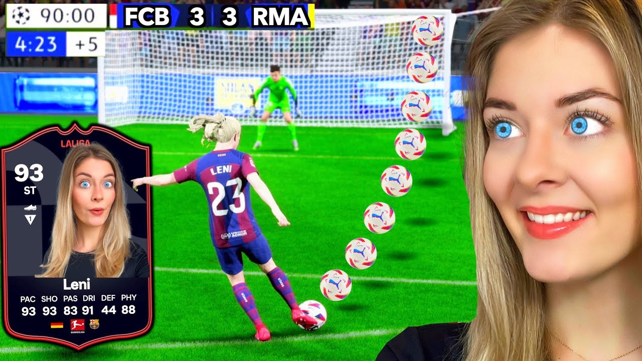 Wir haben meine FREUNDIN LENI in FC 24 erstellt... 👀⚽️