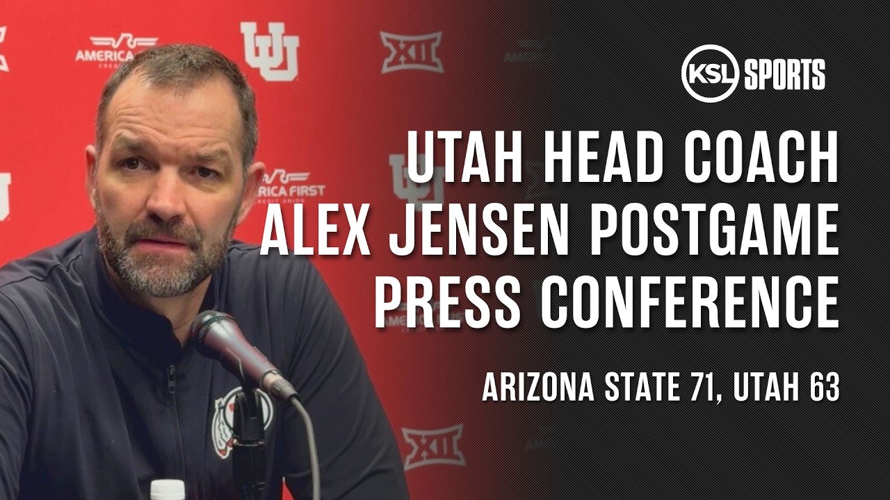 Utah Head Coach Alex Jensen Postgame Press Conference: Arizona State 71, Utah 63