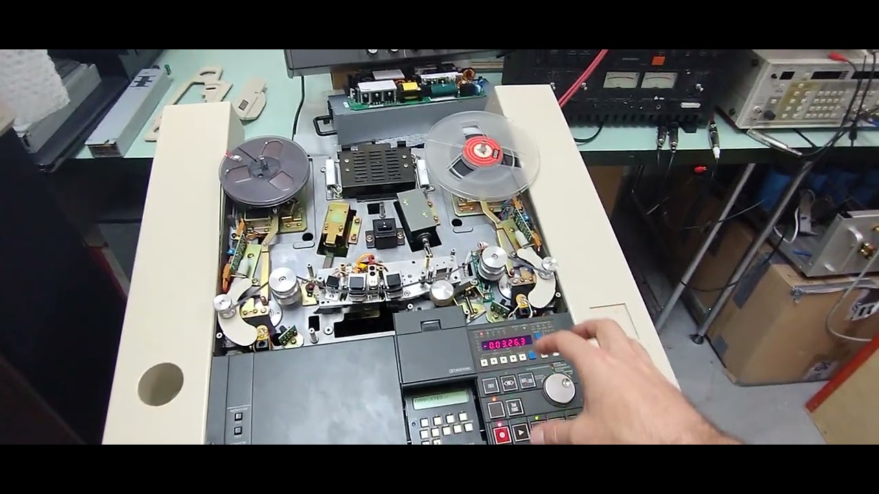 The auto-calibration of Otari MTR15 (including the phase compensation)