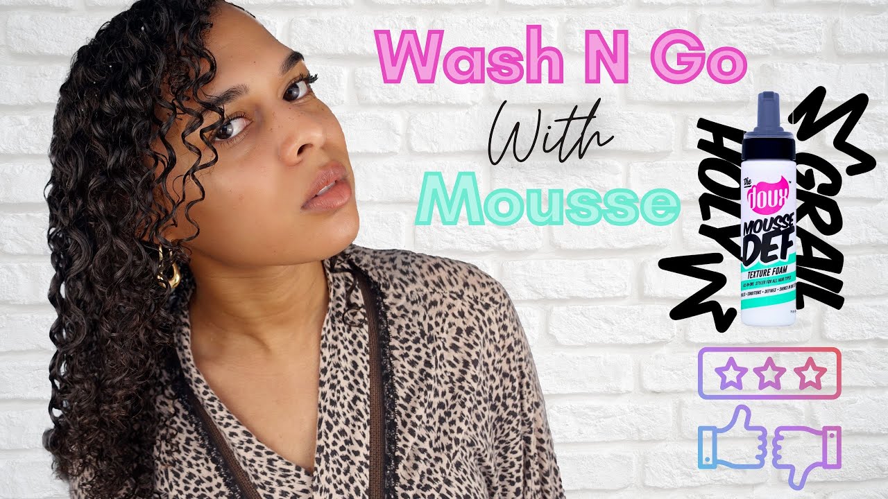Putting The Doux Mousse to the Test: Will it Hold My Type 3C/4A Curls?? Wash and Go Routine
