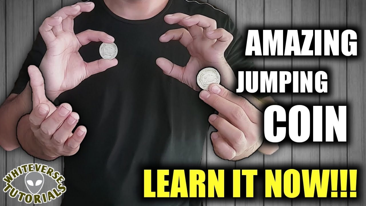 LEARN THIS SUPER VISUAL JUMPING COIN | AMAZING COIN MAGIC TUTORIAL | WHITEVERSE CHANNEL