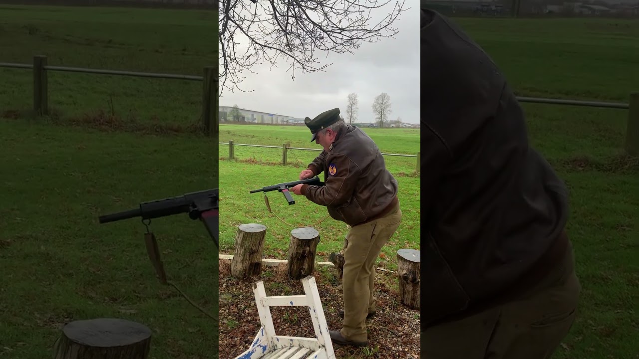 Blank firing Mk2 sten gun #blank #ww2 #stengun