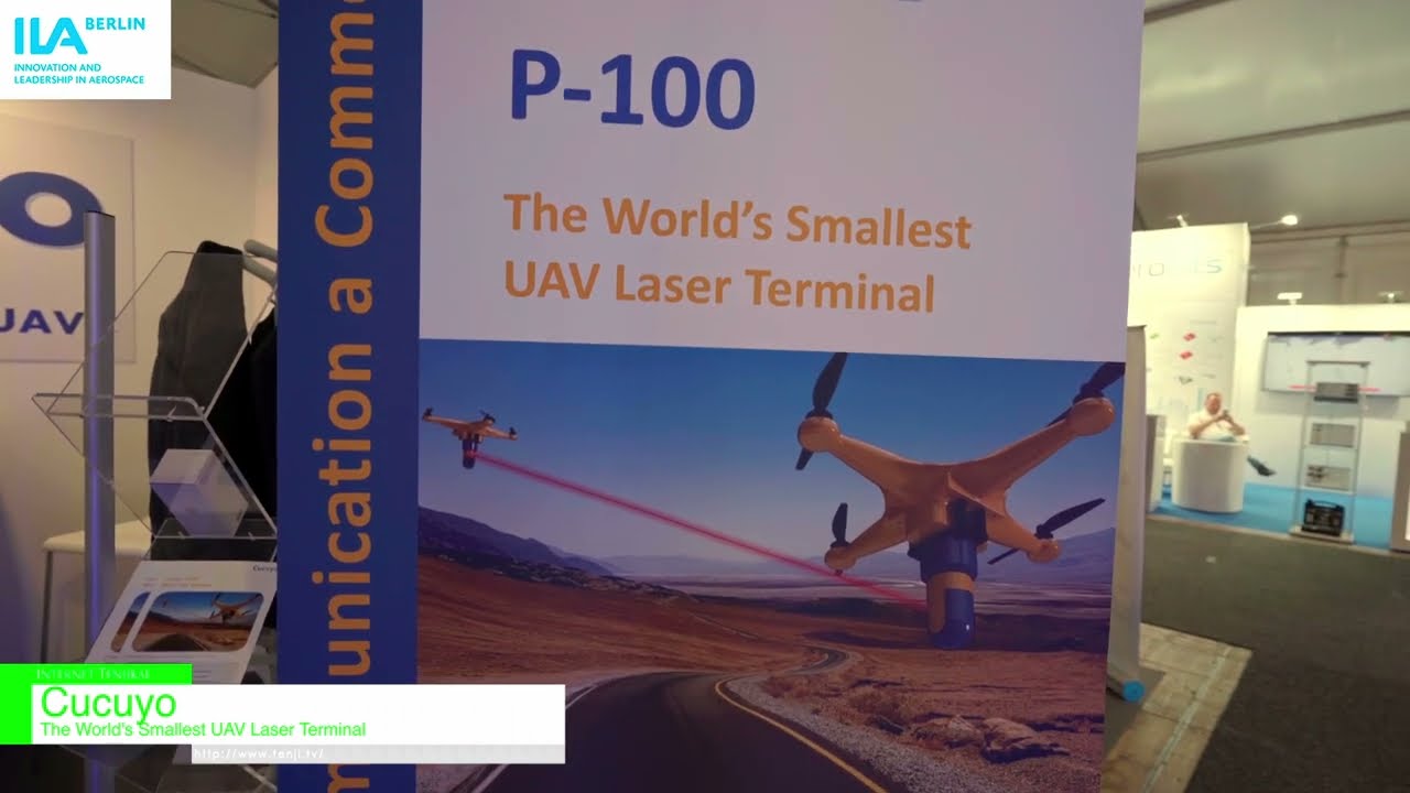[ILA Berlin 2024] Cucuyo - лазерный терминал связи P-100 UAV