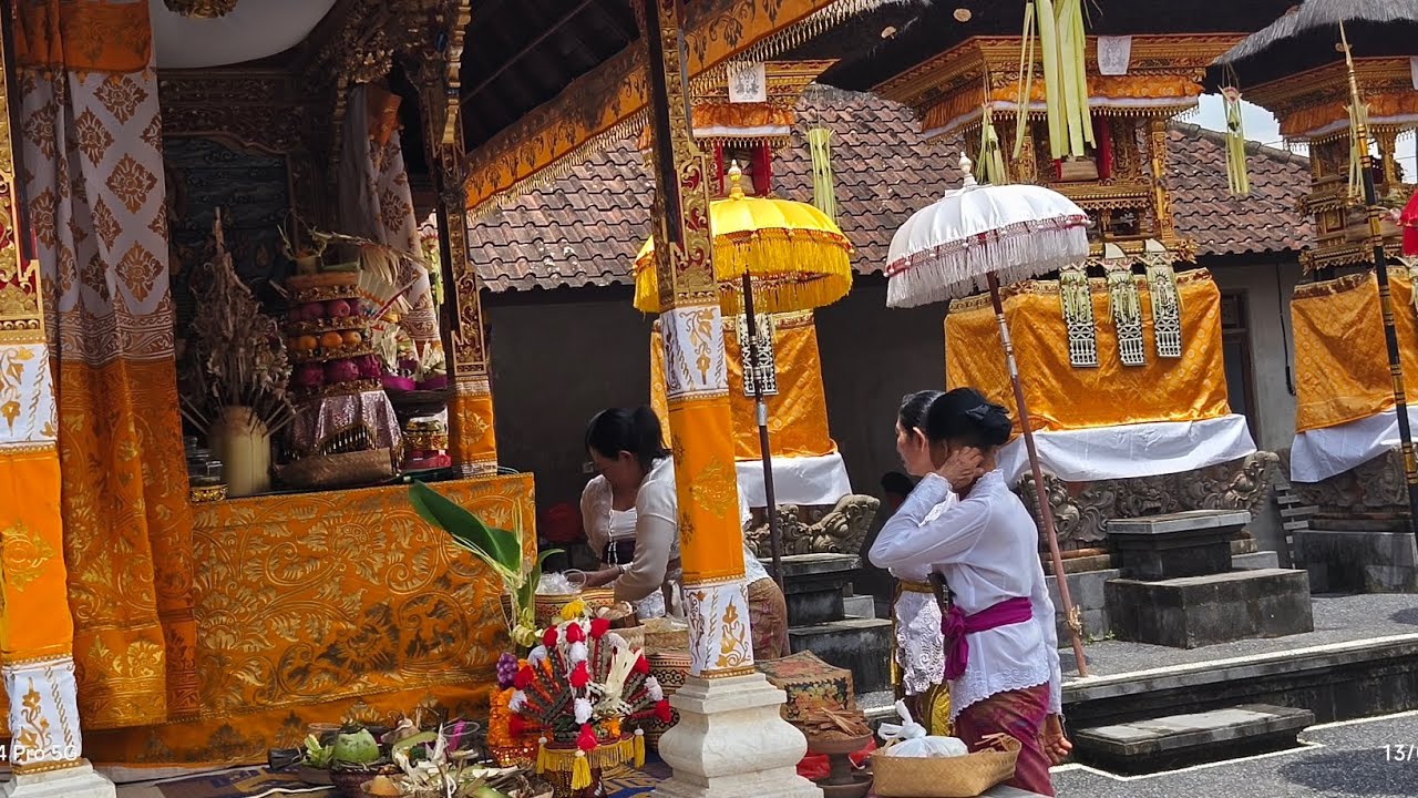 Piodalan nadi merajan ageng Anggara kasih tambir 13 jan 2026