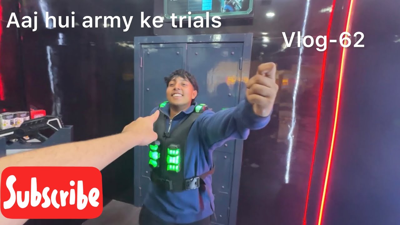 Aaj hue army ke trials (Vlog-62)