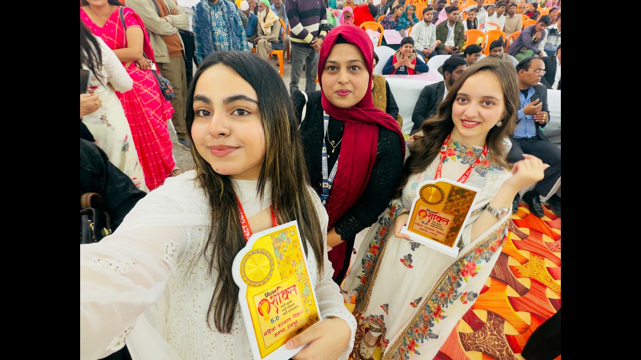 Baby Urooj Saifi and Rakhshi Mirza's outstanding speeches during Zila Vidhik Sewa Camp..