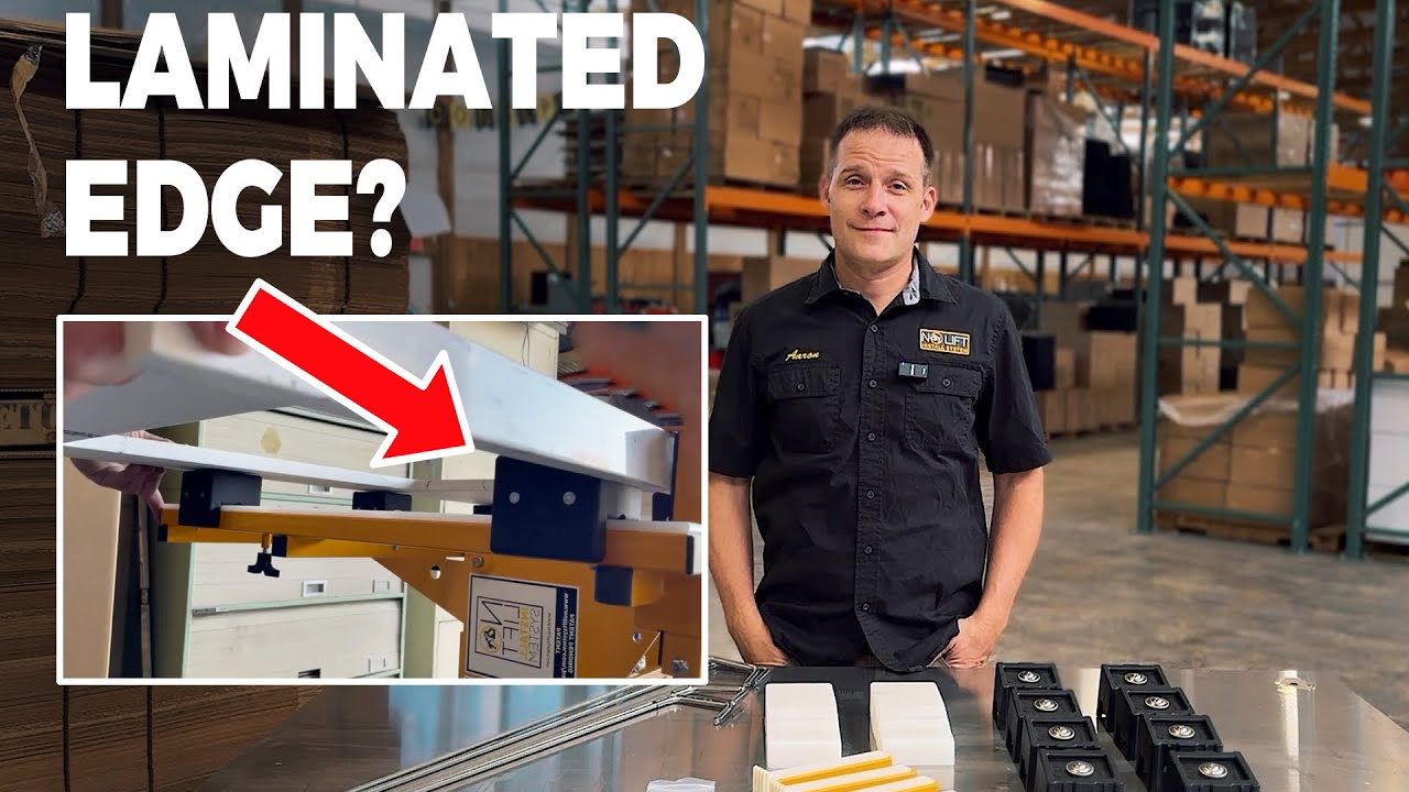 Edge Slider Kit - Everything you need to install laminated and mitered edge counters