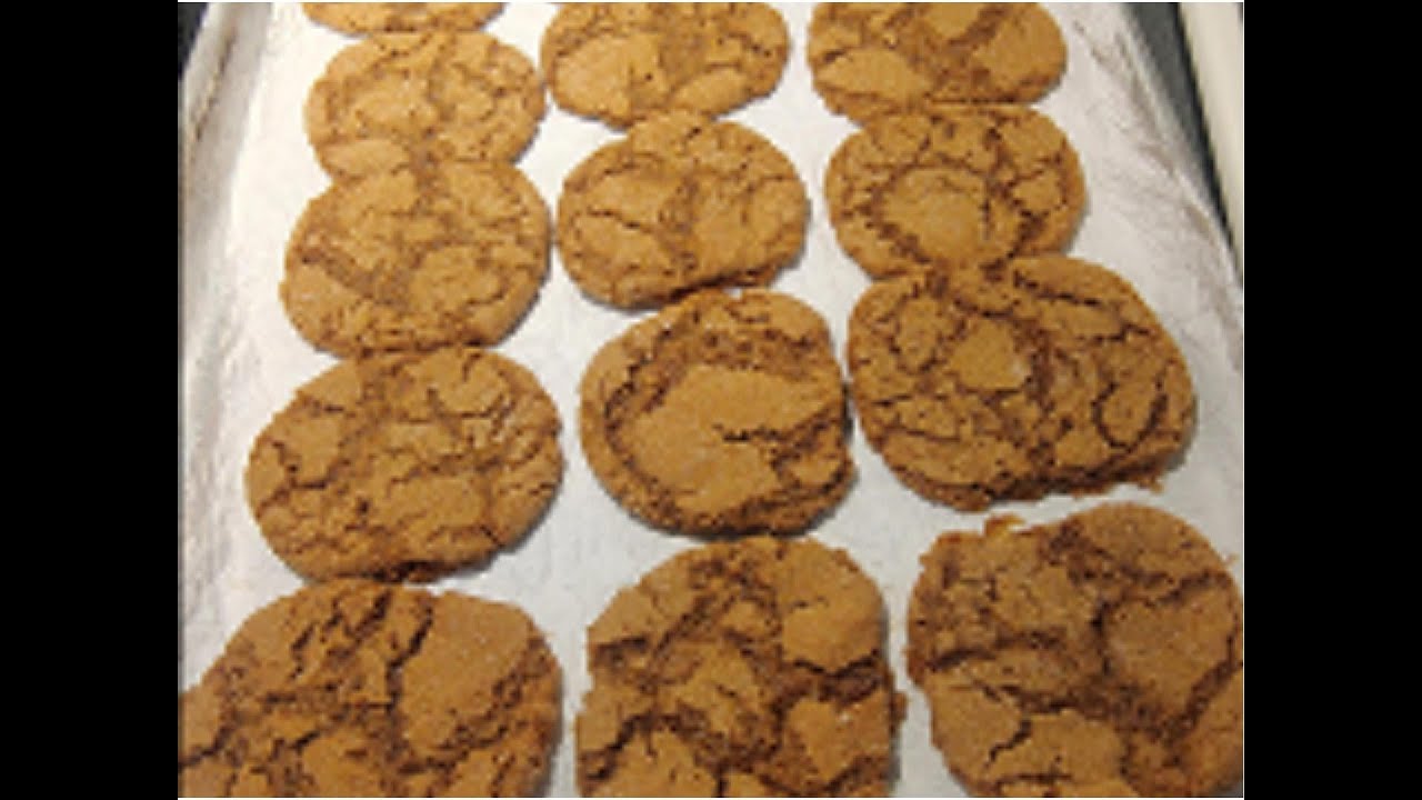 Gluten free ginger snap cookies #capcut #cookies #glutenfree #baking