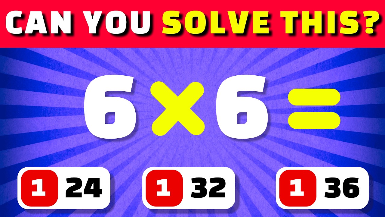 Can You Pass This Maths Quiz? 🧮 Test Your Brain ➗✖️ | QuizArena