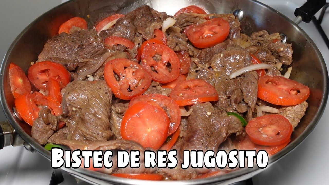Bistec de Res Jugoso y Picante/ Comida Guatemalteca/ Recetas Faciles/ COMO HACER BISTEC