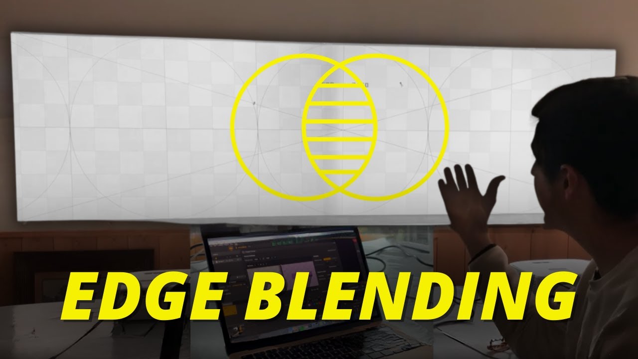 Comment faire du Edge Blending avec HeavyM (Deux vidéo-projecteur = une seule projection)