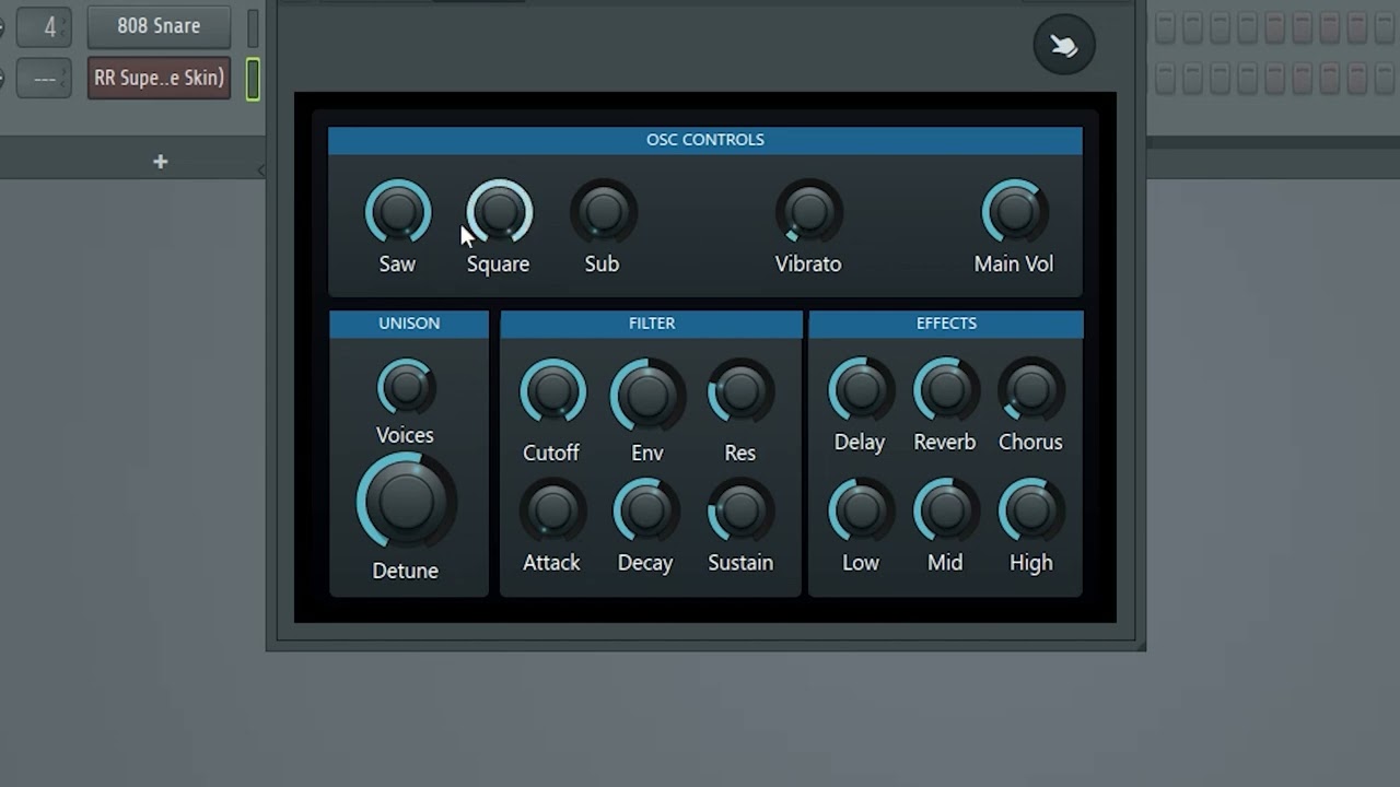Supersaw Patch for FL Studio | Drag n Drop