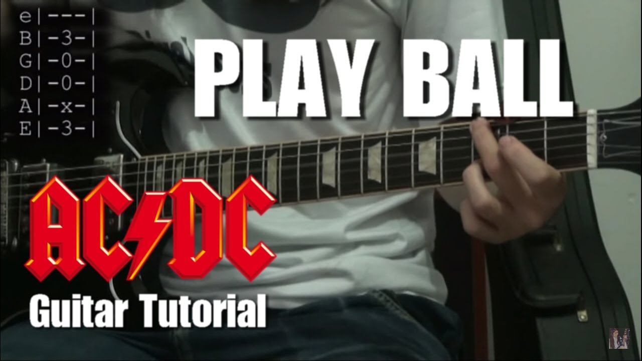 Play Ball (AC/DC) - Video Lesson