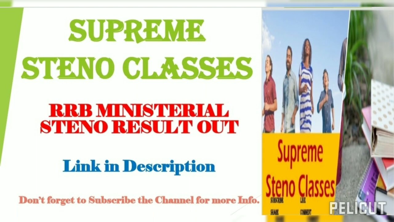 RRB MINISTERIAL STENO SKILL RESULT OUT #rrbsteno #rrb #rrbministerial #stenographer #stenoresult