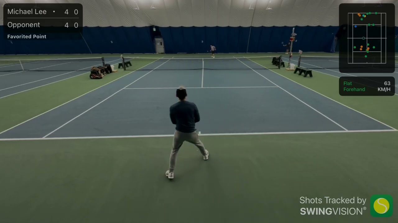 Mike vs Eug @ Burnaby Tennis Centre