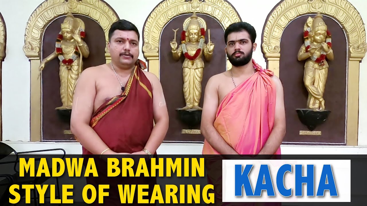 Madwa Brahmin Style Of Wearing 