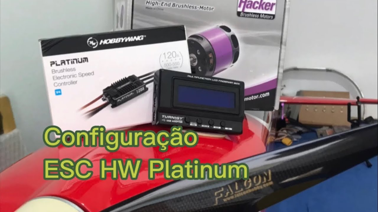 Configuração do ESC Platinum 120A do Meu Extra 330SC