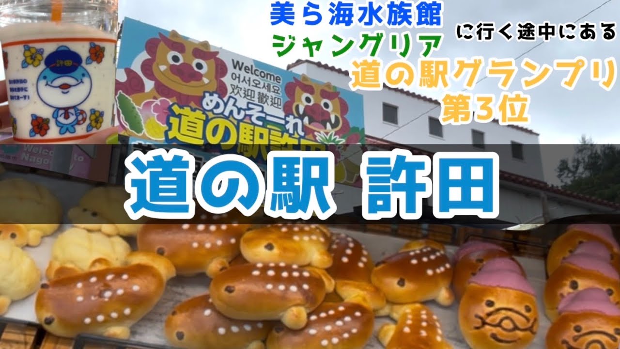 じゃらん全国道の駅グランプリ第3位！！！道の駅許田に行ってきました！出来立てサーターアンダギーがおいしすぎる！お土産も特産品も手作りおかずもたくさんだったよ
