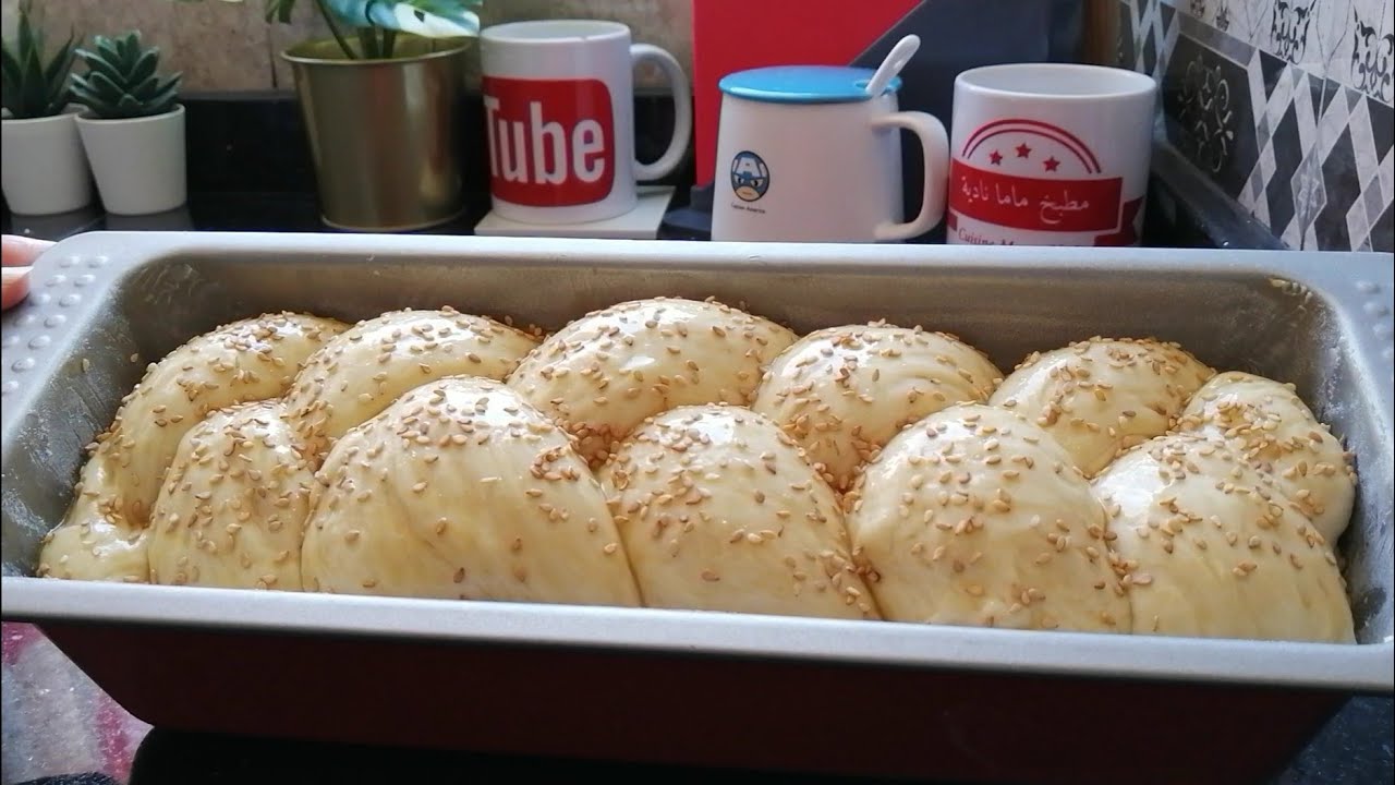 بريوش الضفيرة بمكونات بسيطة بدون دلك ولا مجهود مفشقش مهوي من مطبخ ماما نادية 👌🏻😋