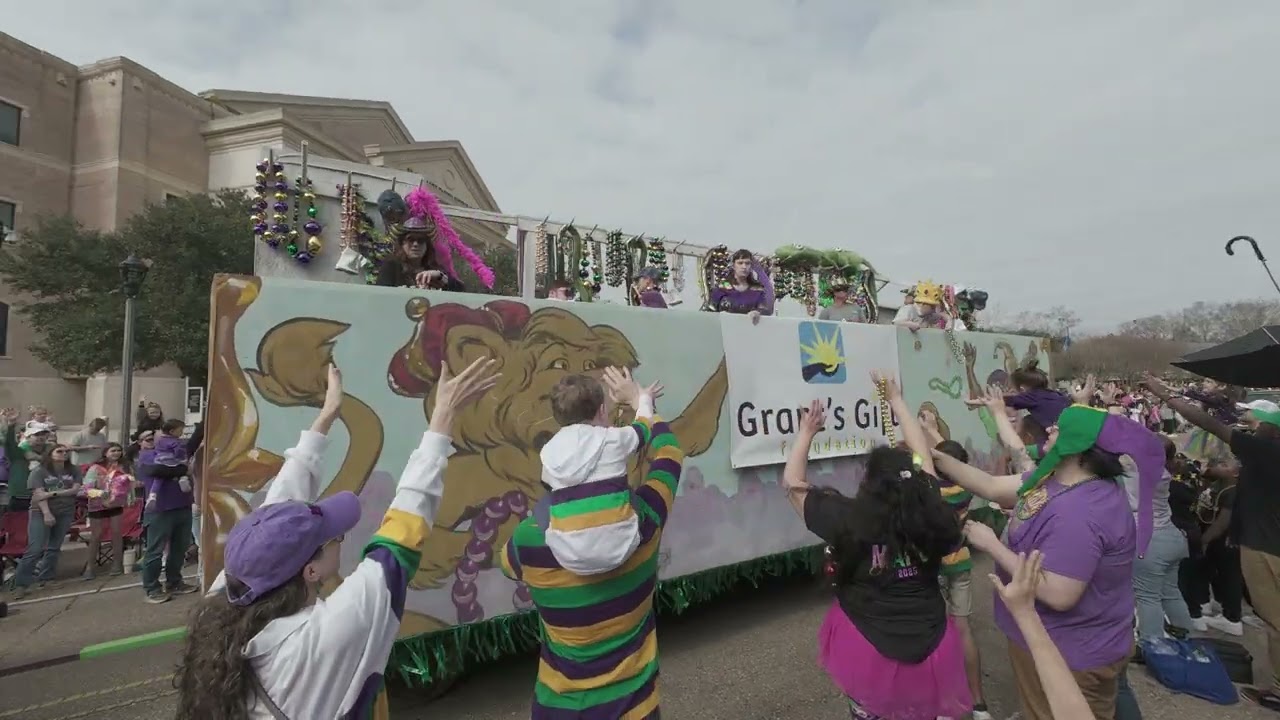 Mardi Gras Parade in Covington, Louisiana - February 17, 2026