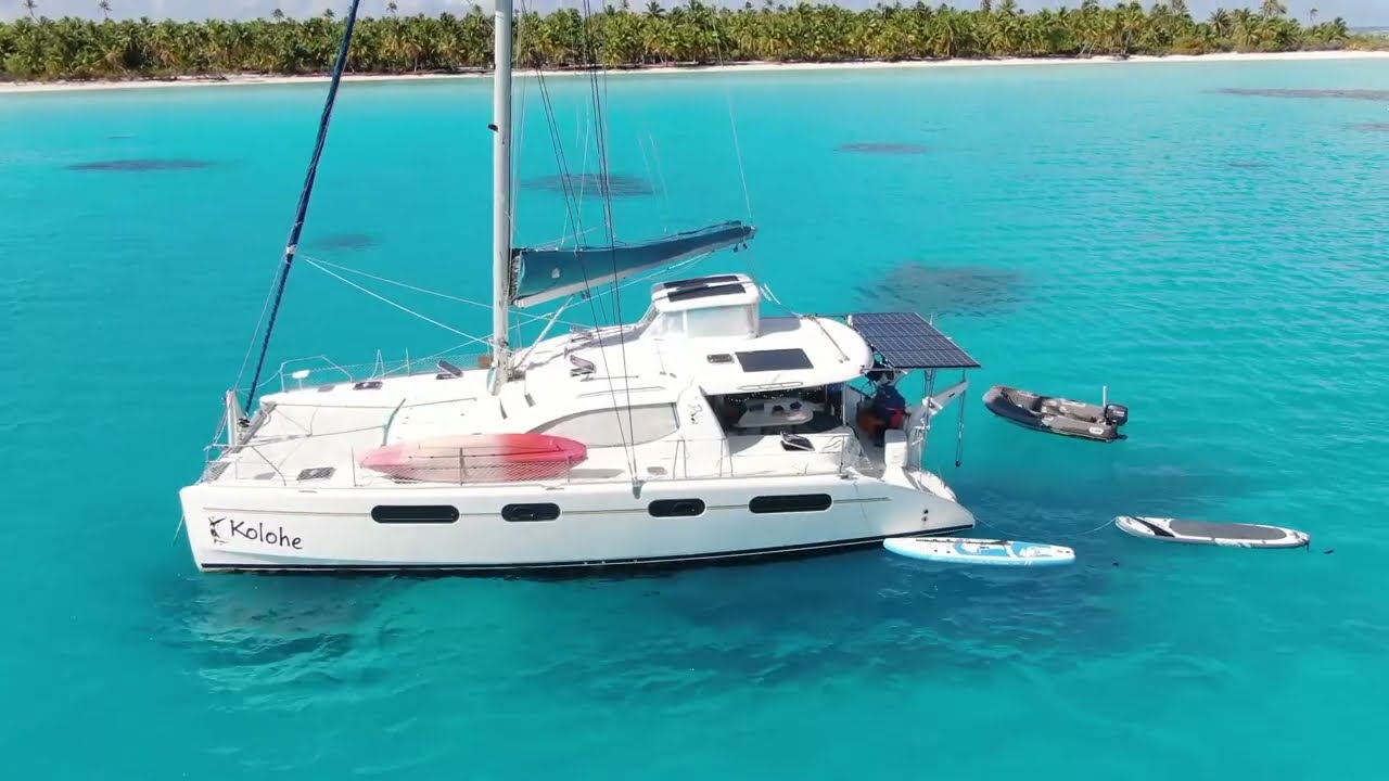 Leopard 46 Catamaran Equipped for World Cruising - Boat Tour.
