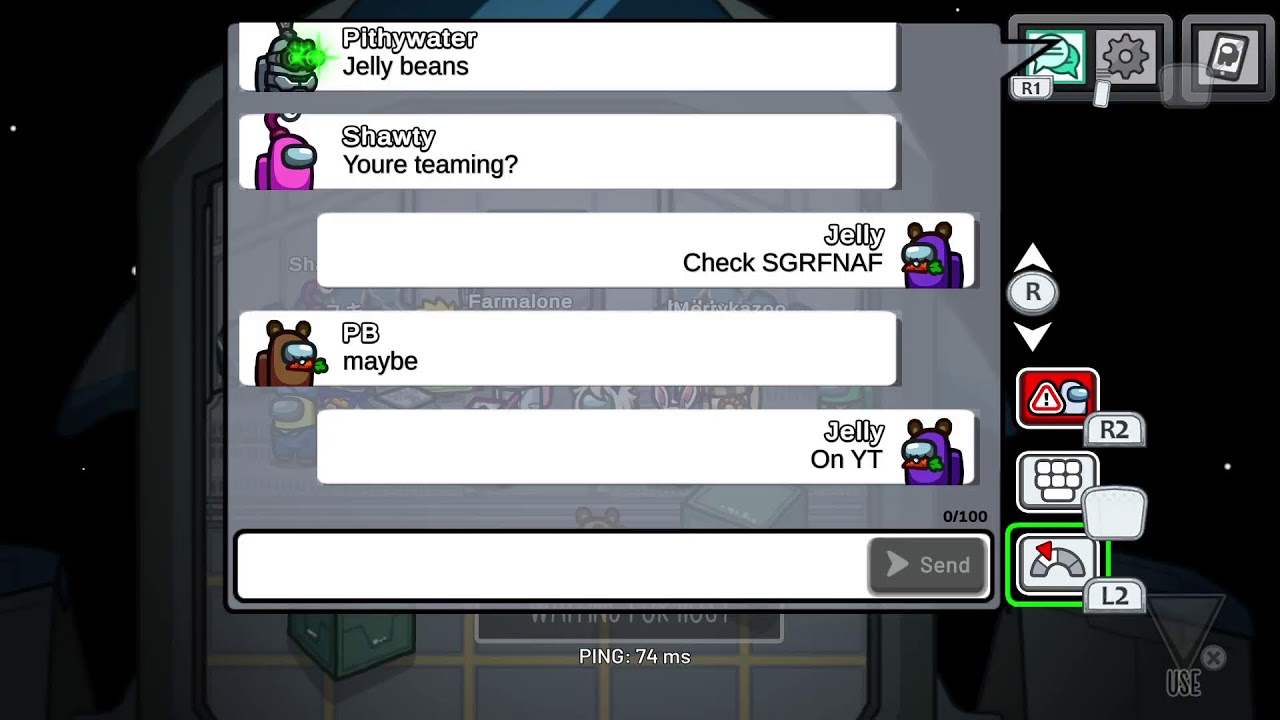 SGRFNAF live Among Us