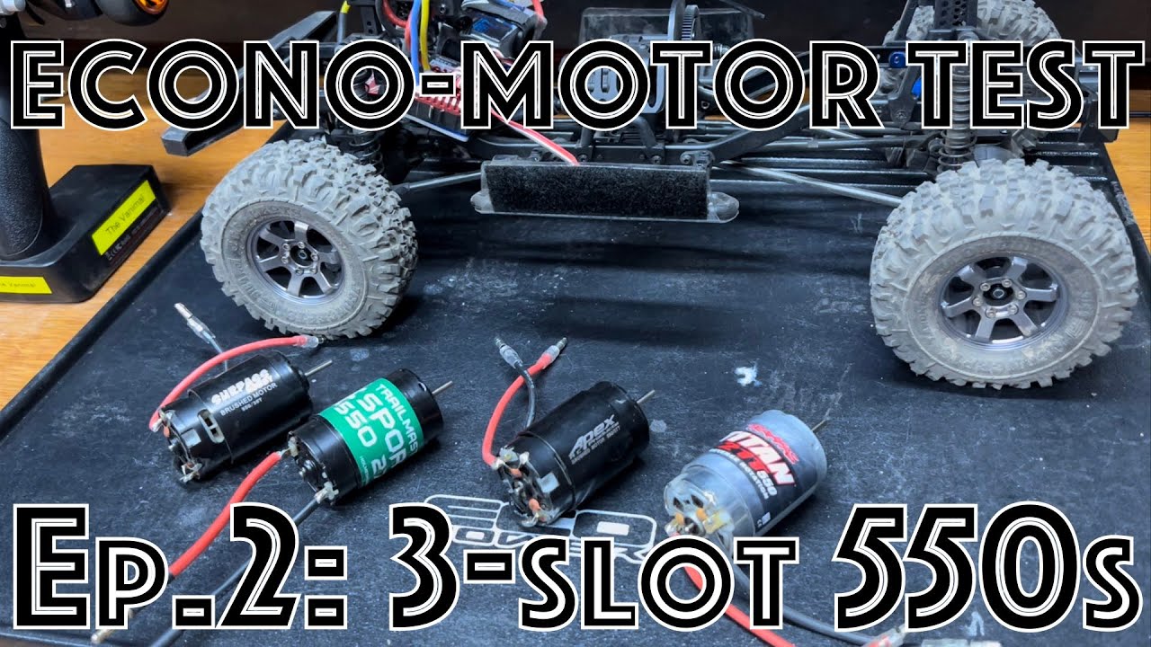 Crawler Canyon Presents, The Econo-Motor Hunt, Episode 2: cheap brushed 3-slot 550s