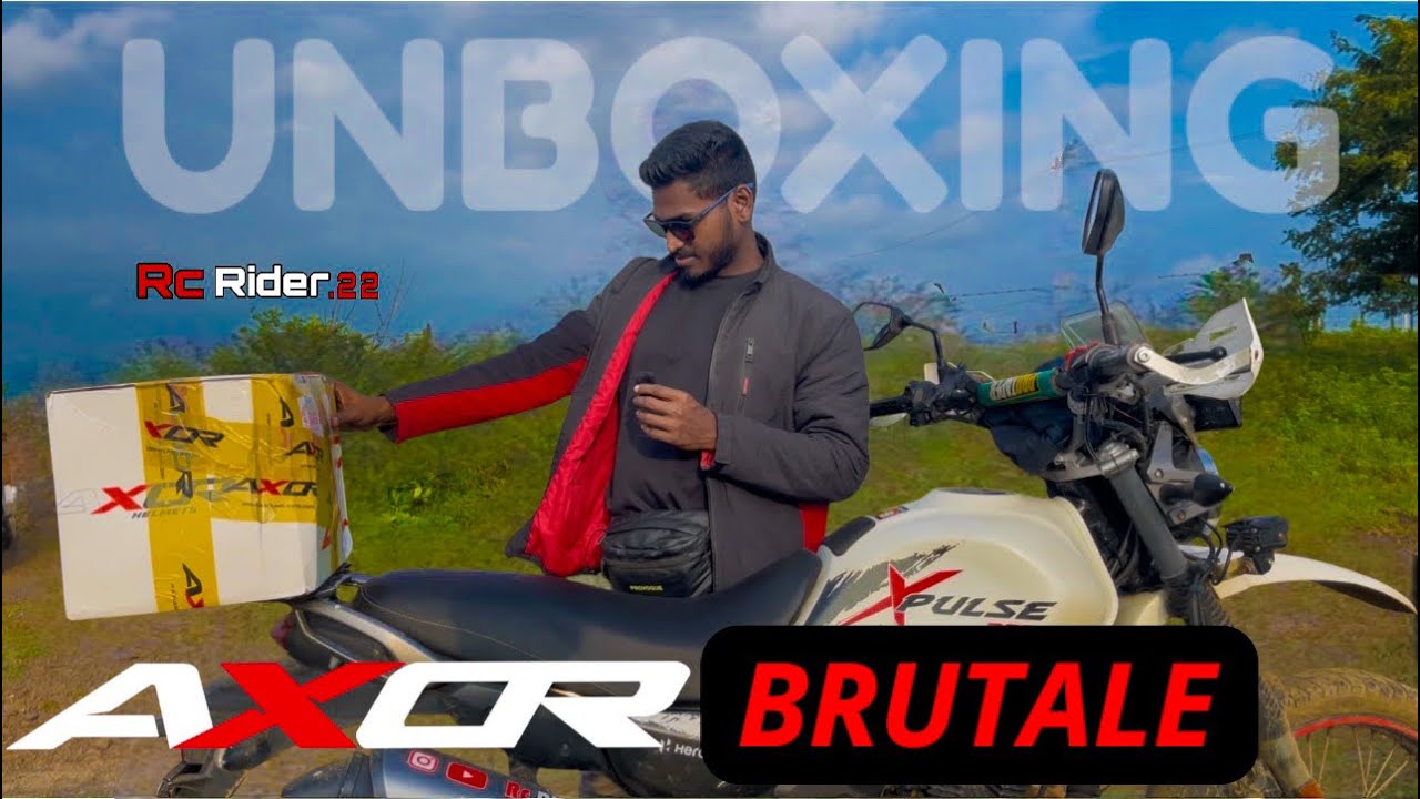 Axor Brutale Dual Spoiler Helmet Unboxing 