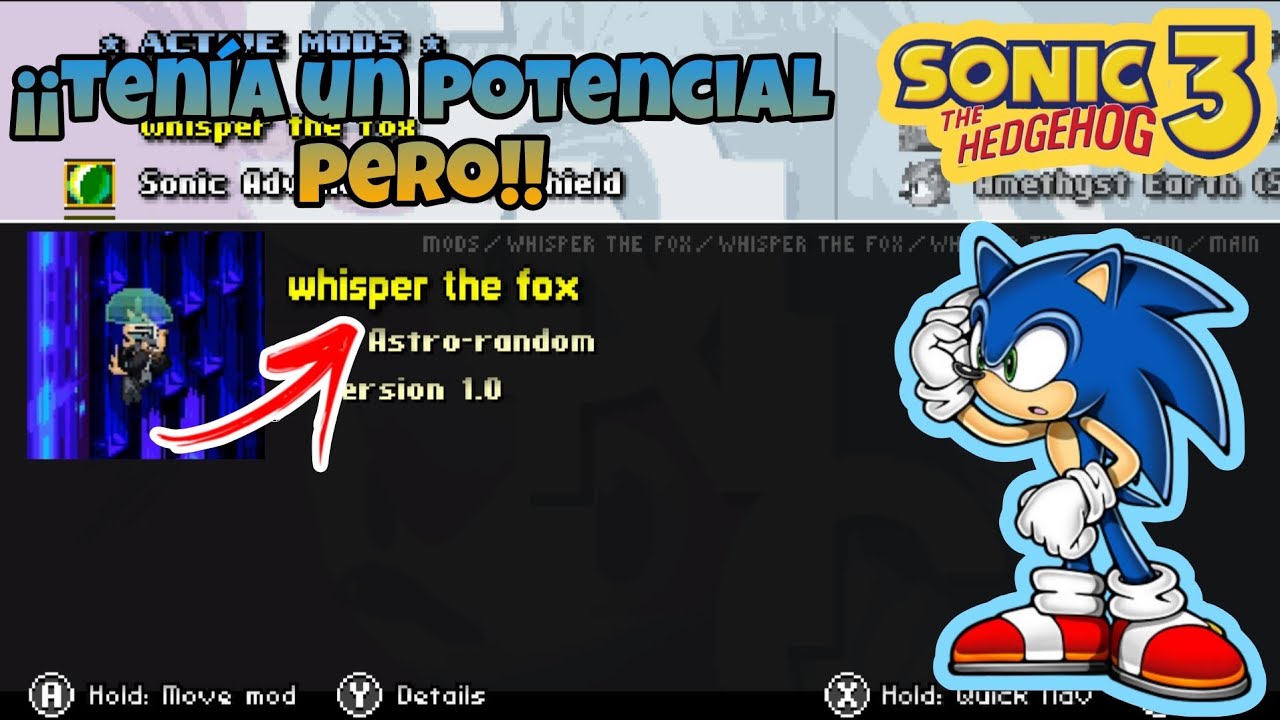 (Whisper The Fox Mod) sonic 3 A.I.R android