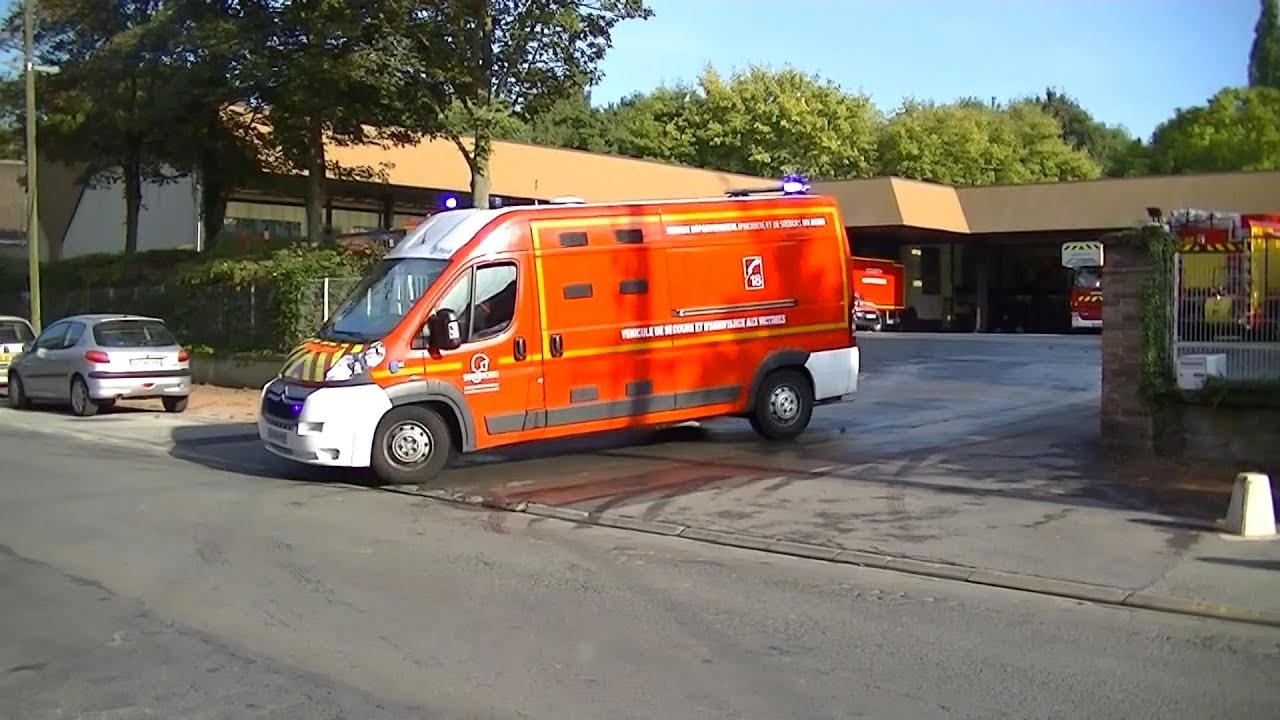 Véhicules pompiers Valenciennes (compilation 11/16)