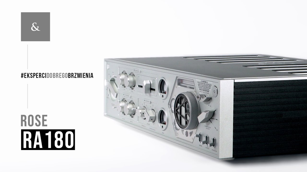 Wzmacniacz zintegrowany ROSE RA180 &ndash; oryginalny design i spore możliwości | prezentacja Top Hi-Fi