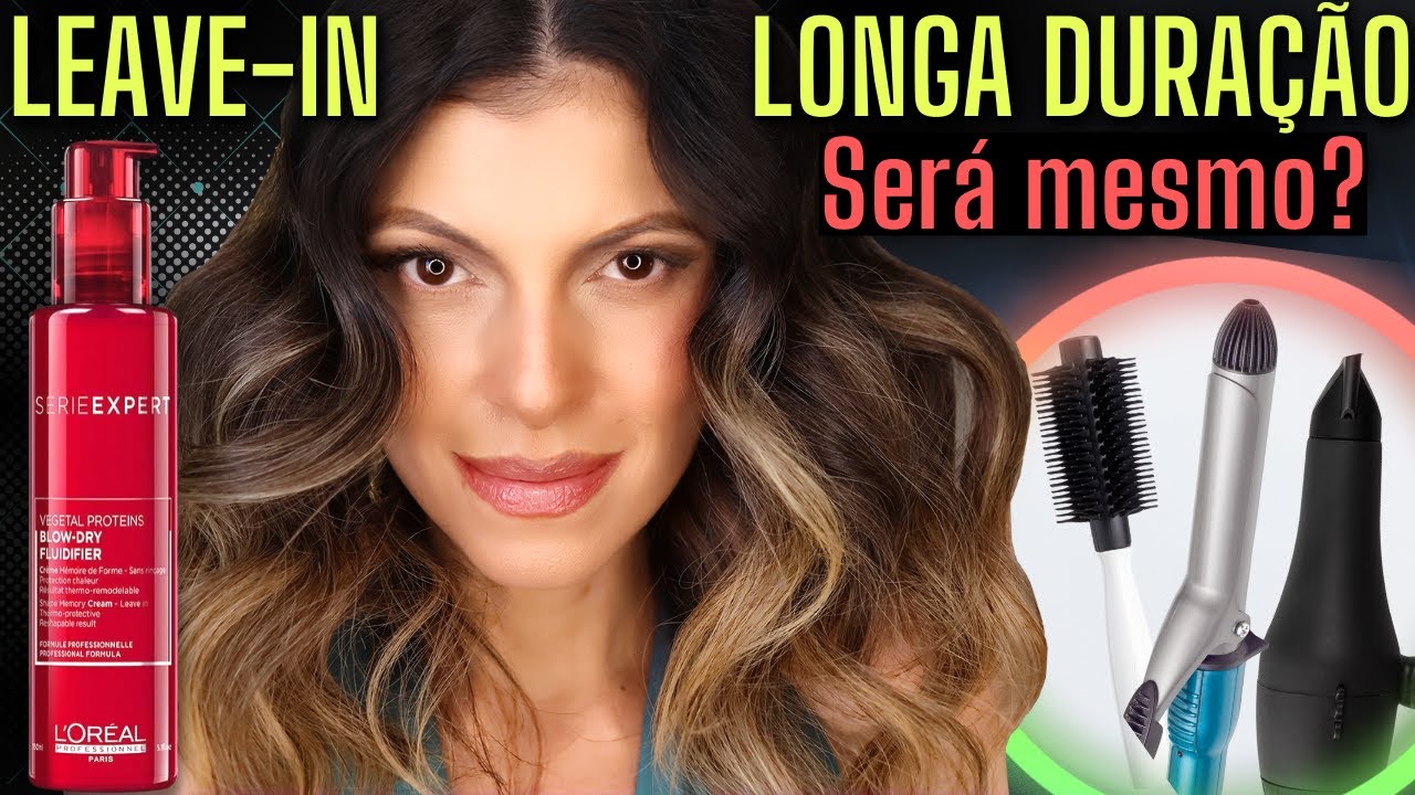 Protetor Térmico L'Oréal - Blow-Dry Fluidfier - Cachos Escova Babyliss - Collab @milenadominic