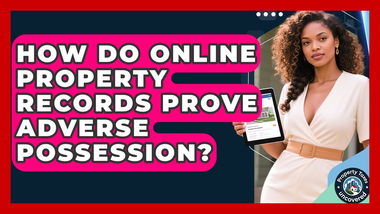 How Do Online Property Records Prove Adverse Possession? - Property Taxes Uncovered