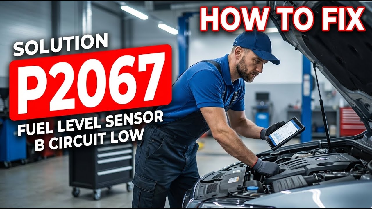 HOW TO FIX P2067 OBD II ERROR CODE Fuel Level Sensor B Circuit Low And Wiring Repair
