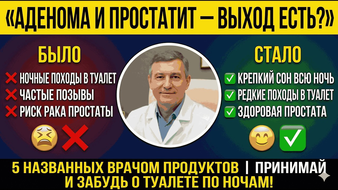 5 продуктов от аденомы и простатита — забудете дорогу в туалет по ночам
