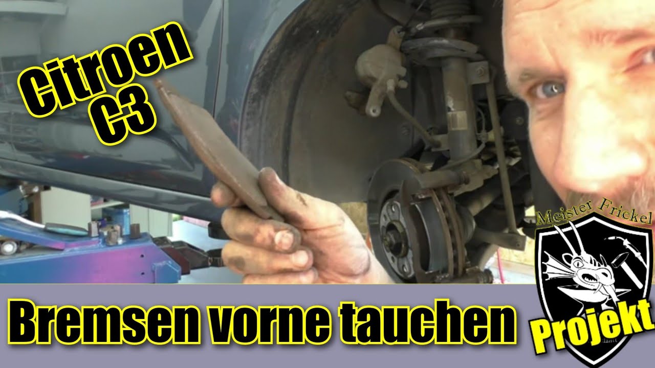 Citroen C3 bremse vorne Tauschen