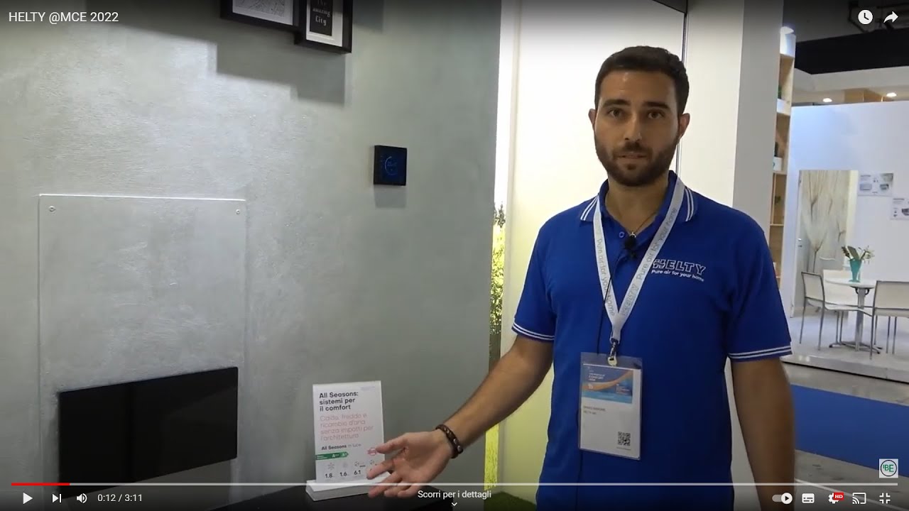 Climatizzatore con VMC: Helty presenta All Seasons in anteprima @ MCE 2022