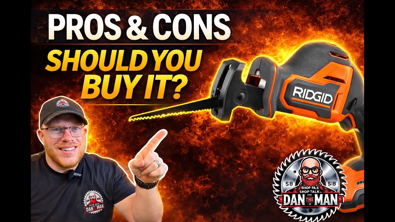 СУБКОМПАКТНАЯ САБЕЛЬНАЯ ПИЛА RIDGID — ОБЗОР ЗА ГОД!! #ridgidtools #diy #ridgid