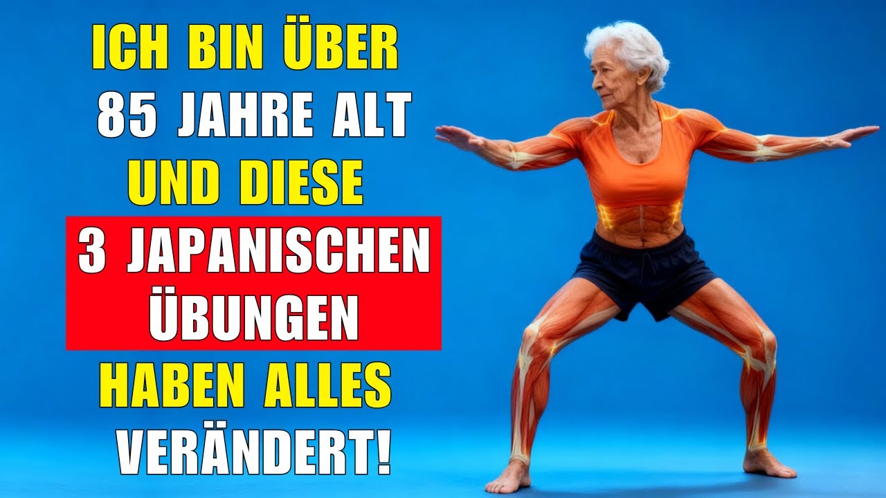 Frauen ab 60: Diese 3 japanischen Übungen bringen Ihre Balance und Beweglichkeit zurück!