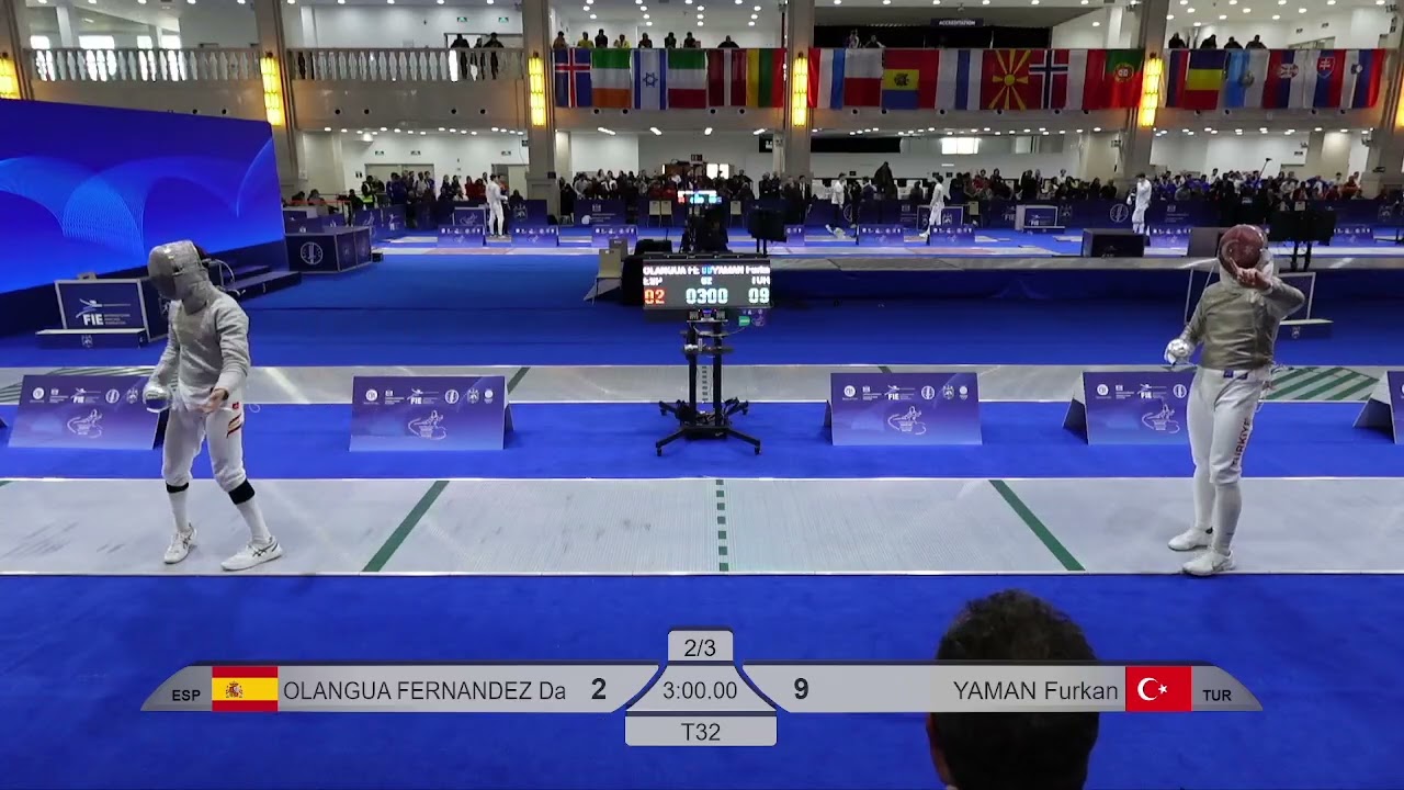 2026 354 T32 09 M S Individual Tbilisi GEO Green YAMAN TUR vs OLANGUA FERNANDEZ ESP
