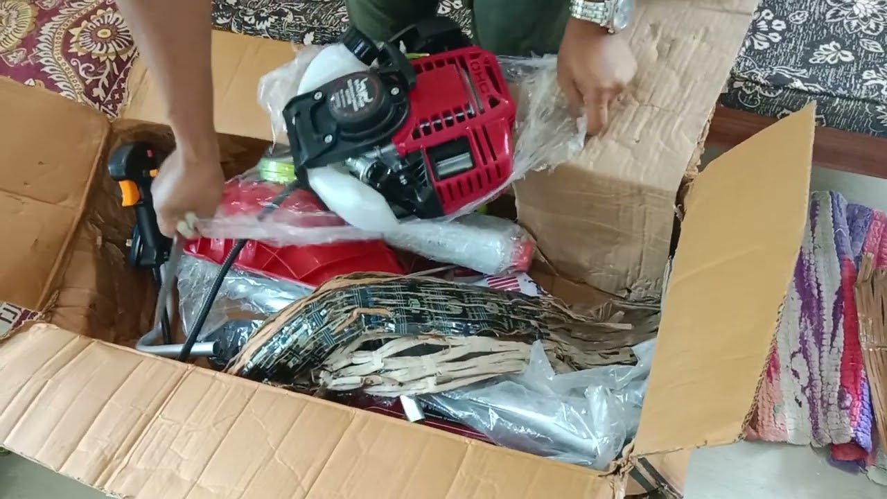 Balwaan BX-35 Brush Cutter 35cc Petrol - Unboxing