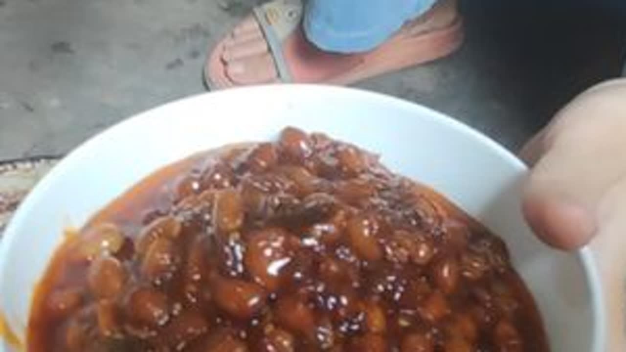河南传统菜西瓜酱豆，好吃简单容易学会，放个年把也不会坏。#西瓜酱豆 #西瓜酱豆子的做法