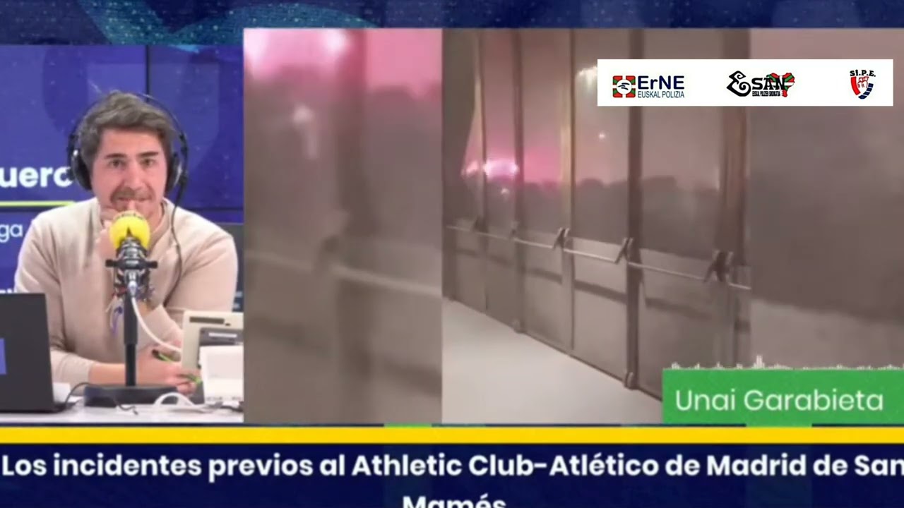 INCIDENTES ATHLETIC CLUB-ATLETICO MADRID