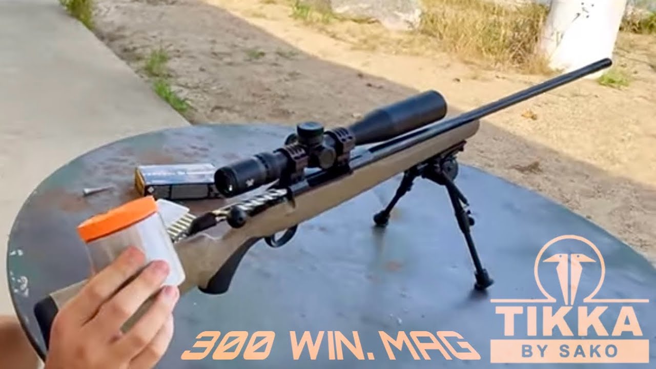 Tikka T3x .300 Win Mag & Tannerite Targets