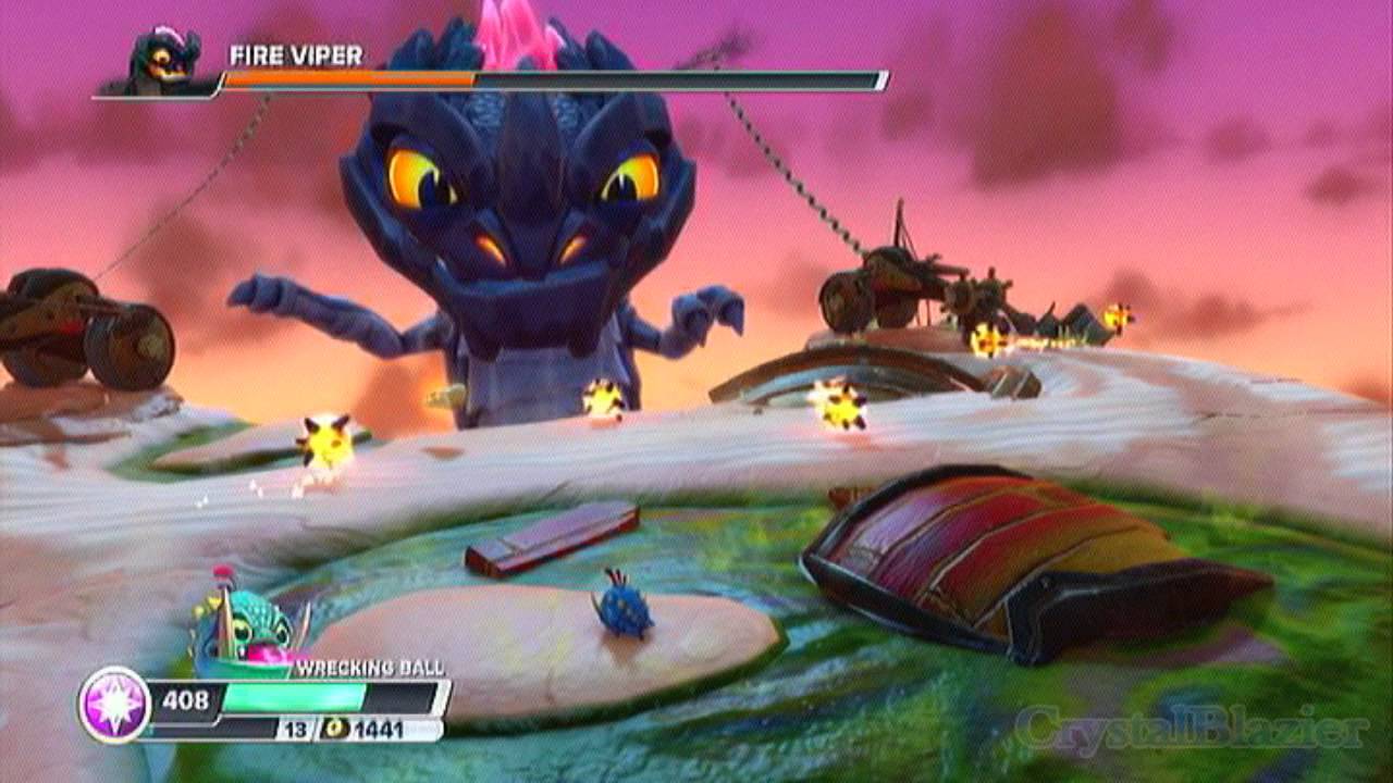 Skylanders: Swap Force - Serpent's Peak (Fire Viper Boss Battle)