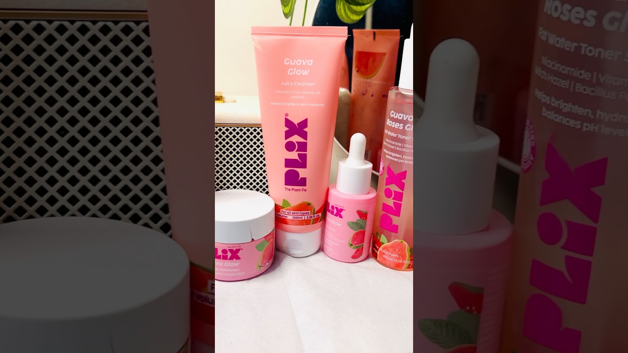 Get glass skin w these five product from plix ✨#skincare #skincareroutine #skincareproducts #plix