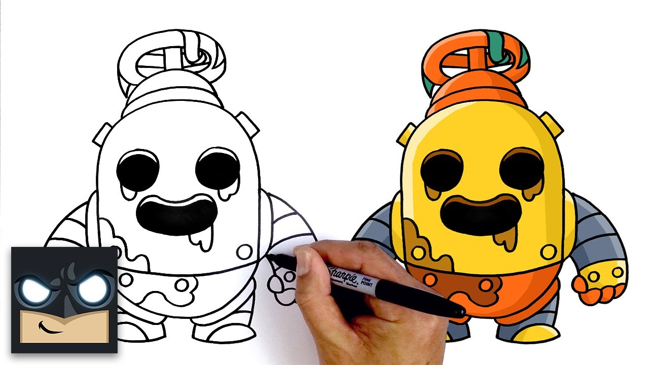 How To Draw Brawl Stars | Robo Spike