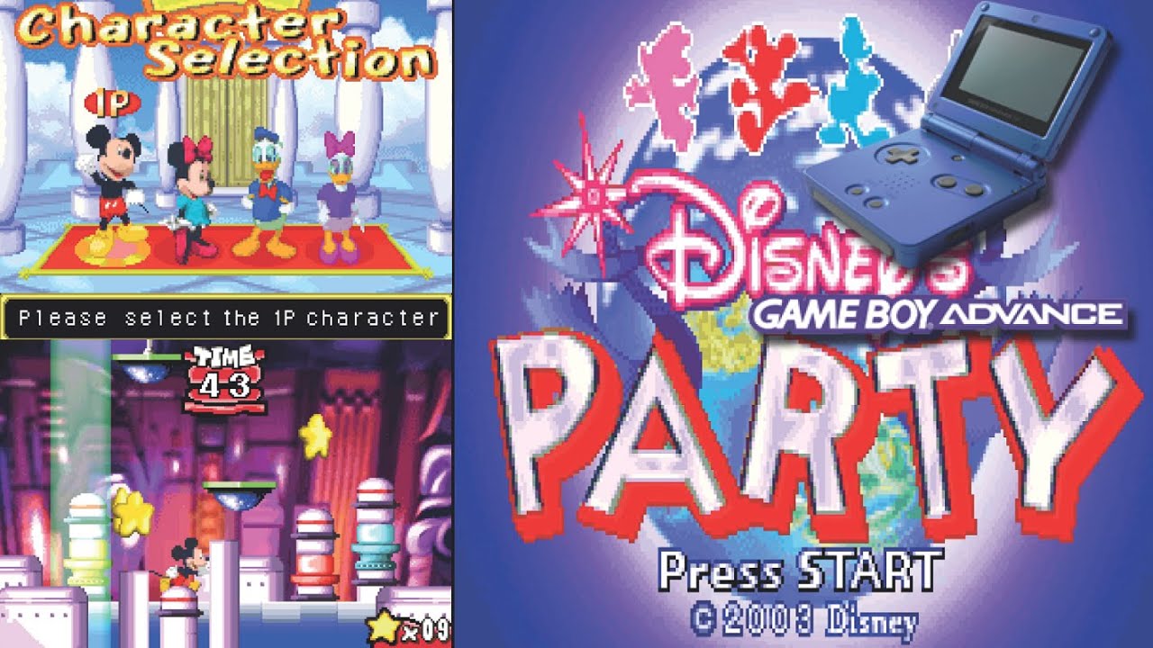 Disney's Party GBA - C&M Playthrough