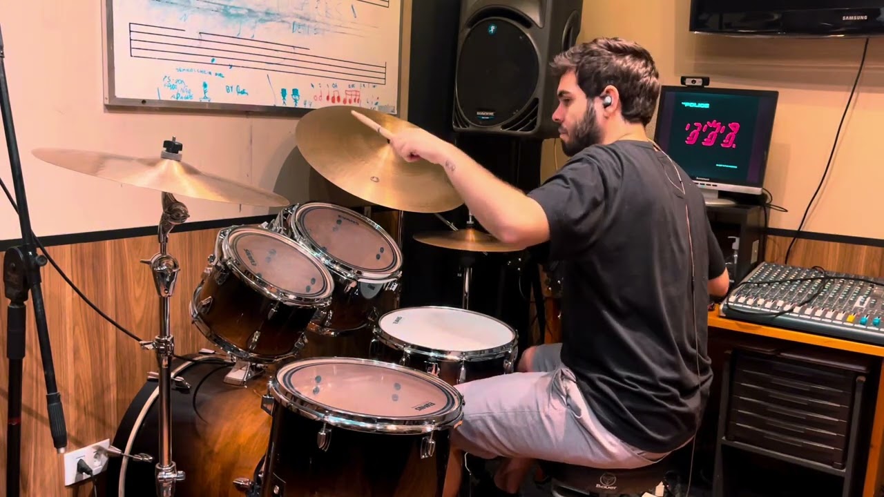 Gabriel Coelho: DRUM CAM - Spirits In The Material World | The Police (COVER)
